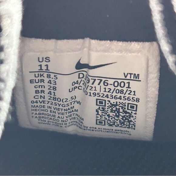 Nike Waffle One Black Leopard Athletic Running Sneaker Shoes Women’s Size 11 - Picture 9 of 10